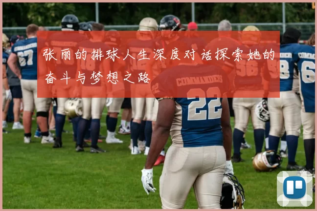 张丽的排球人生深度对话探索她的奋斗与梦想之路